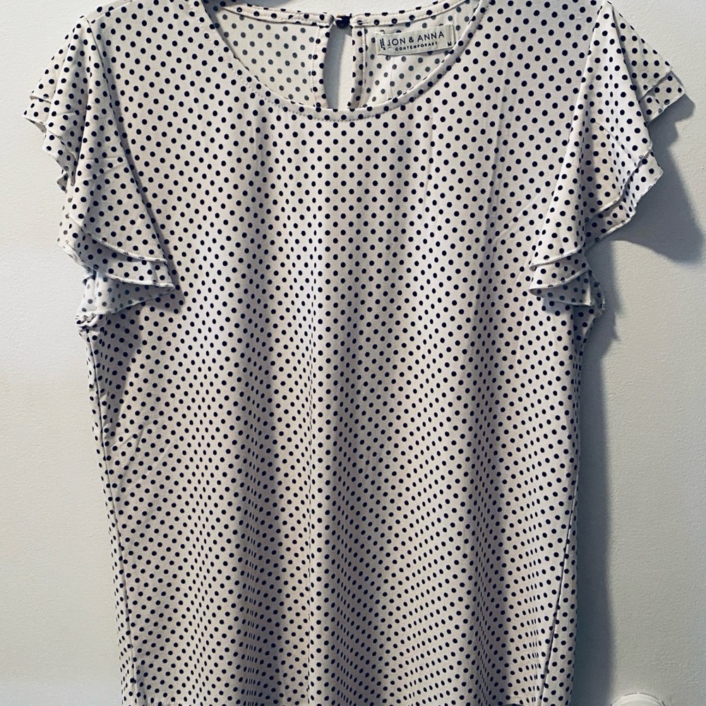 Polka Dot top size m